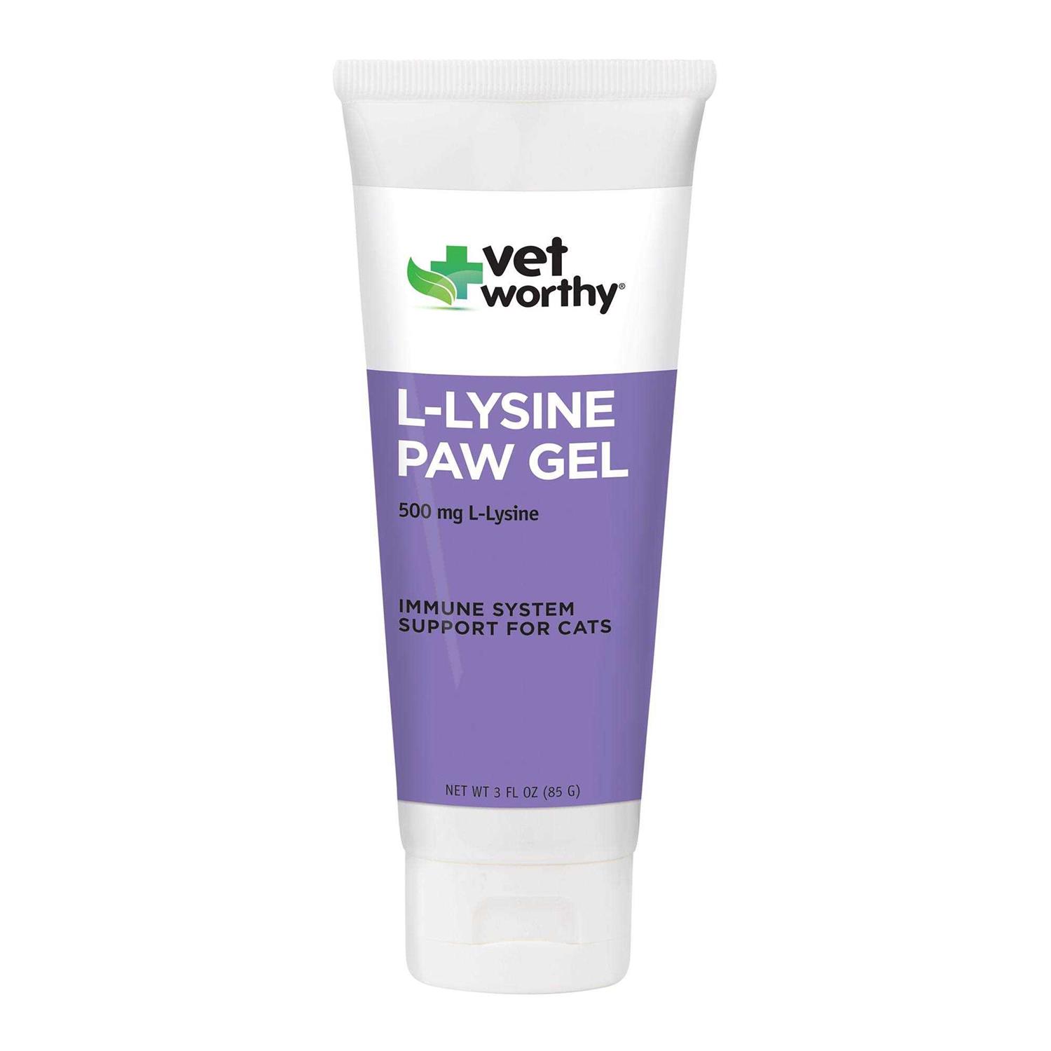 Vet Worthy Lysine Paw Gel for Cats - Healthber