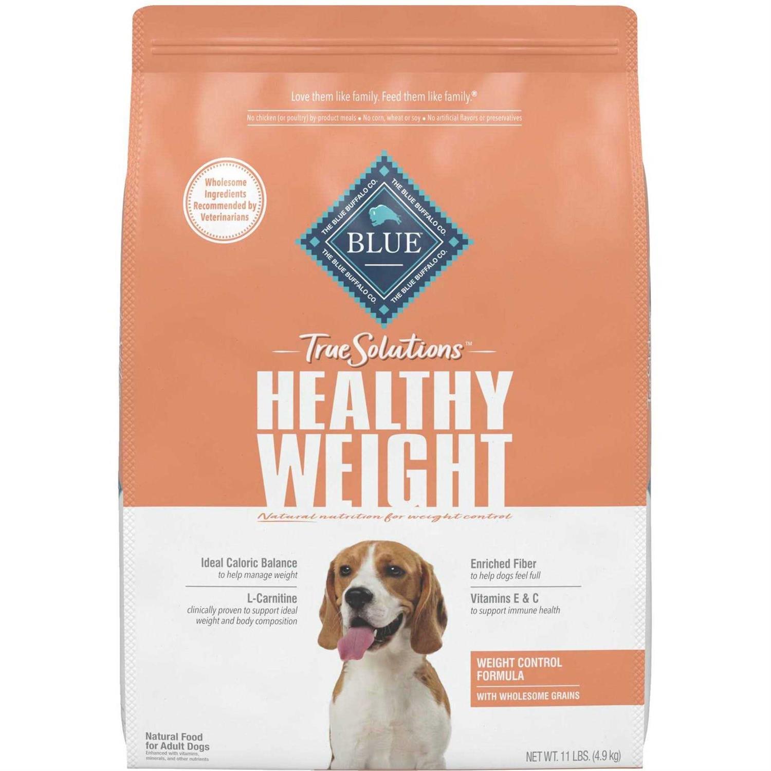 Blue Buffalo True Solutions Fit Healthy Weight Control Chicken Adult Dry Dog Food - Healthber
