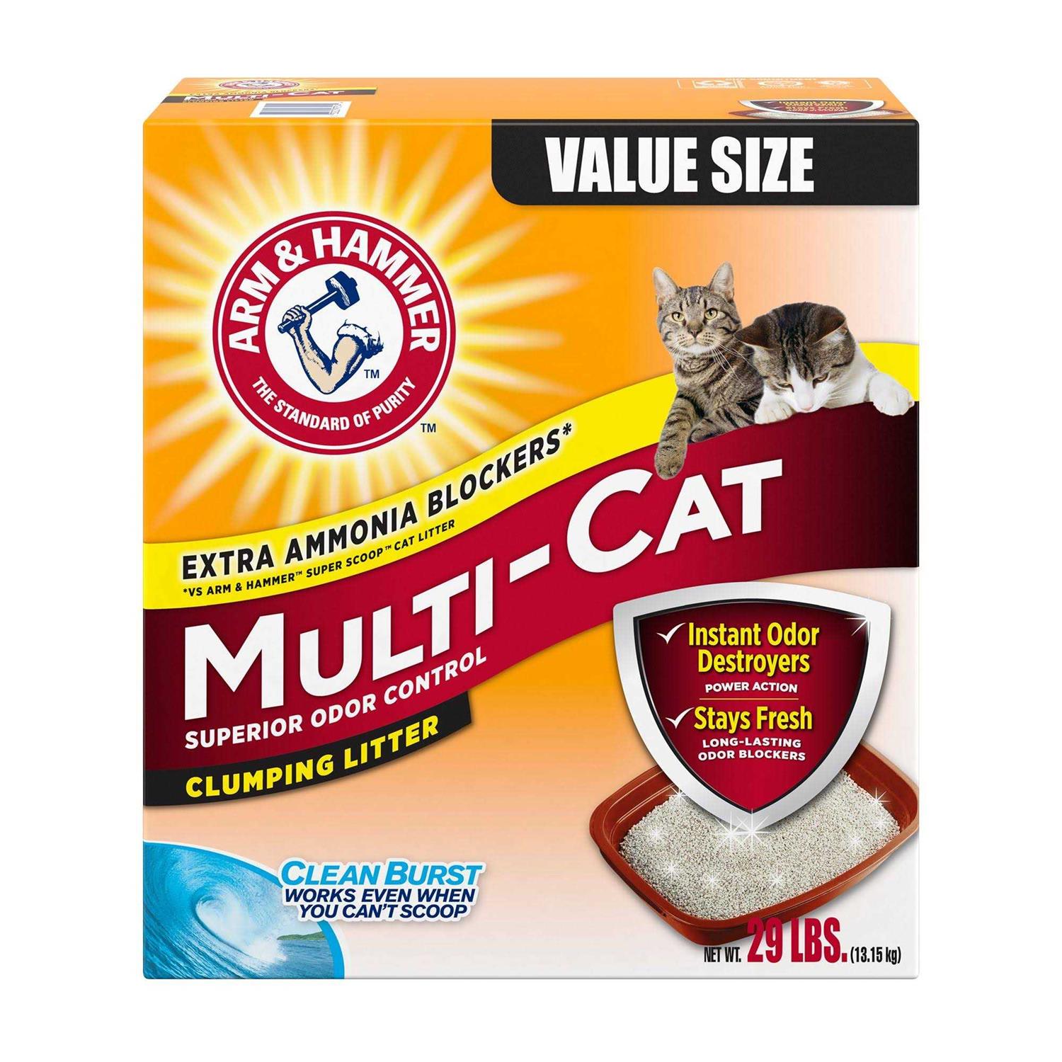 Arm & Hammer Clumping Litter Multi-Cat - Healthber