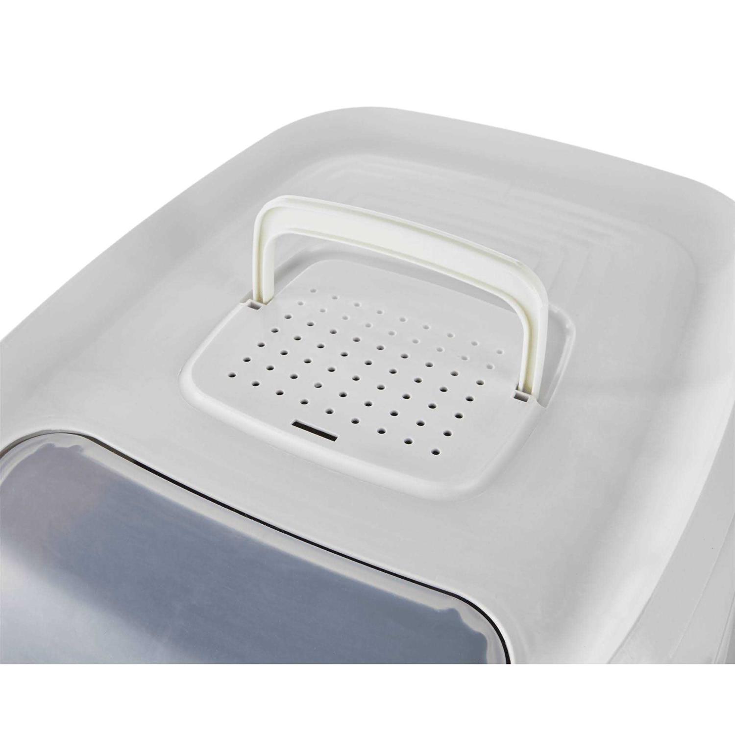So Phresh Jumbo Enclosed Litter Box in Navy - Healthber