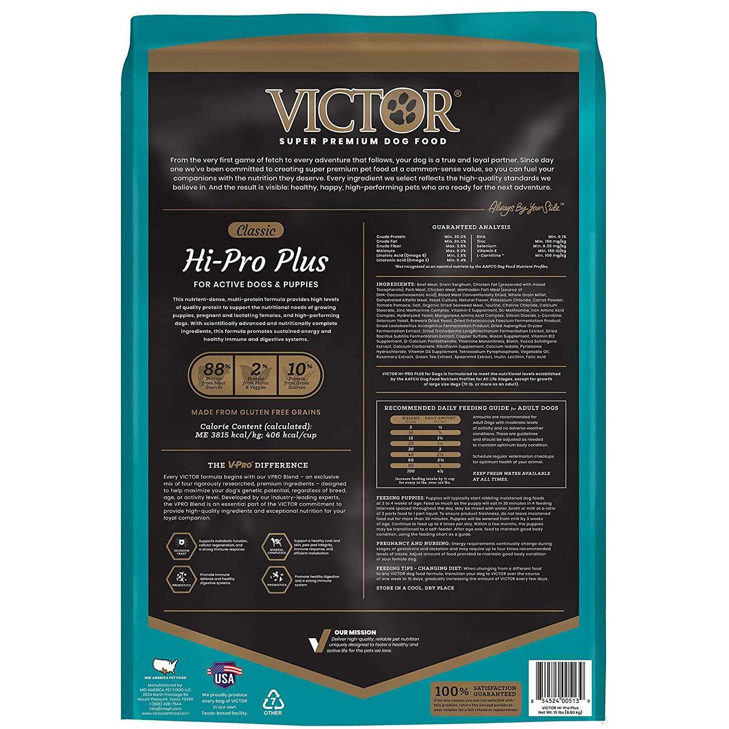 Victor Hi-Pro Plus Dry Dog Food - Healthber