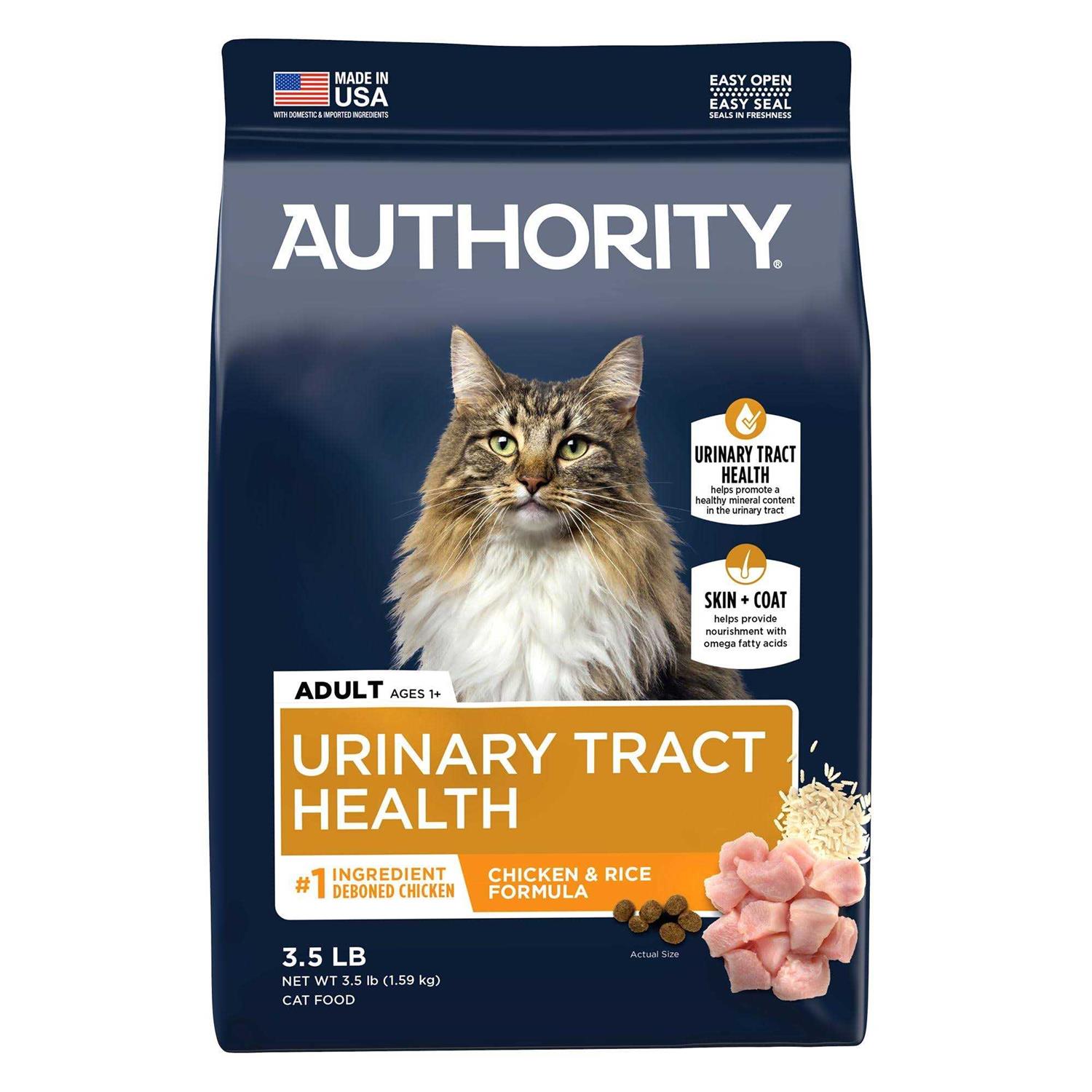 Authority Urinary Tract Health Adult Dry Cat Food - Healthber