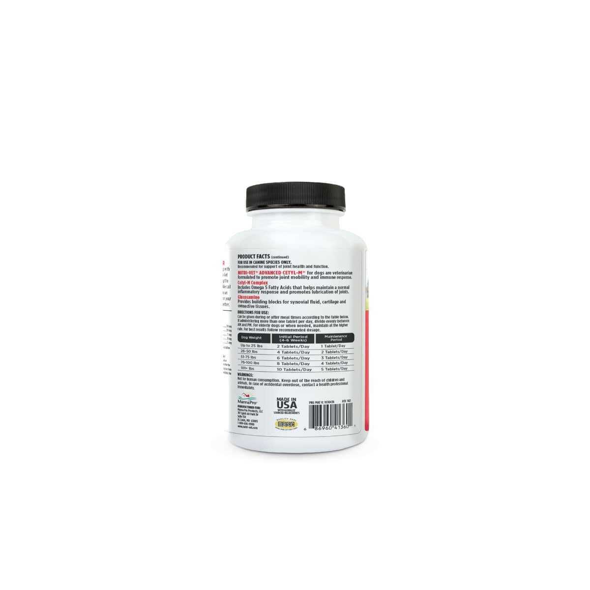 Advanced Cetyl M Joint Action Formula for Dogs - Healthber