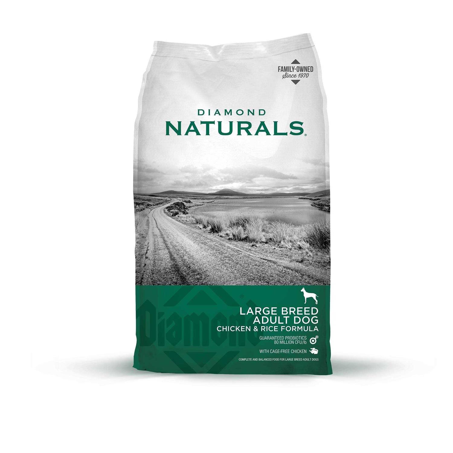 Diamond Naturals Chicken & Rice Adult Large Breed Dog Food - Healthber