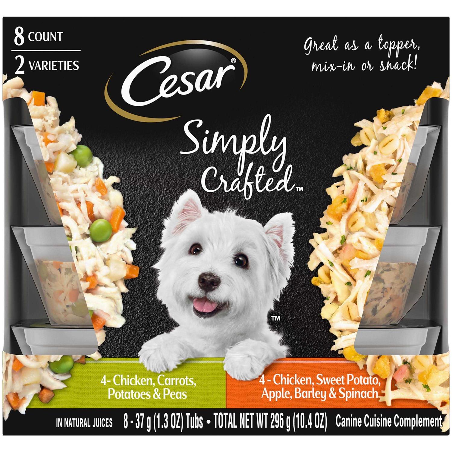 Cesar Simply Crafted Chicken Wet Dog Food - Healthber