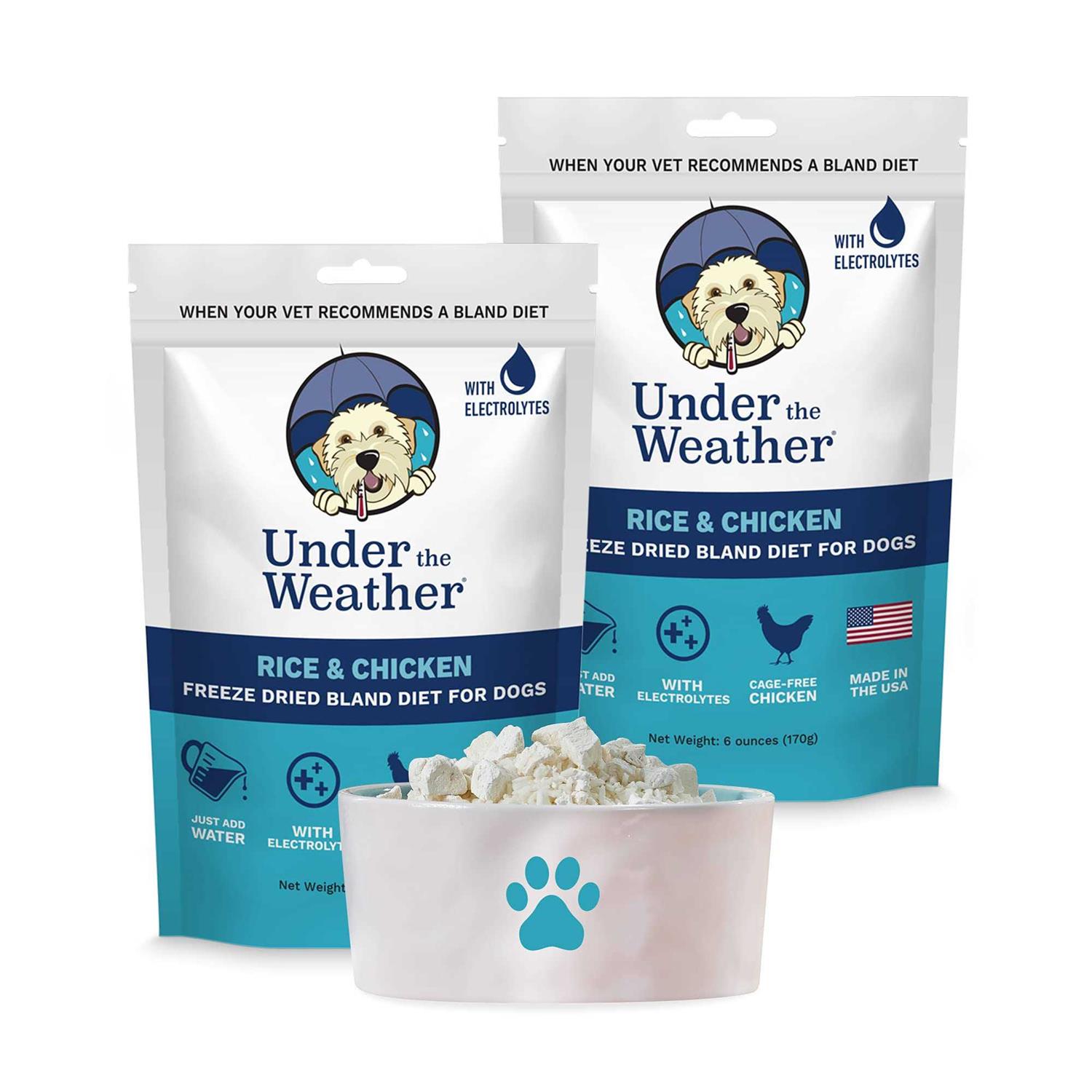 Under the Weather Chicken & Rice Bland Diet for Dogs - Healthber
