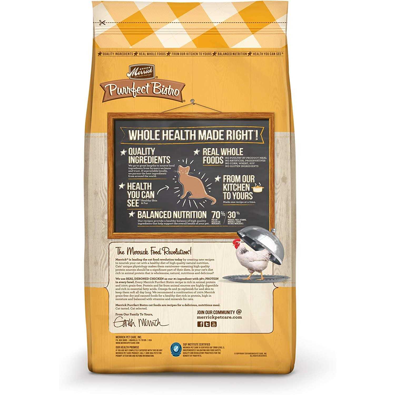 Merrick Purrfect Bistro Adult Dry Cat Food - Healthber