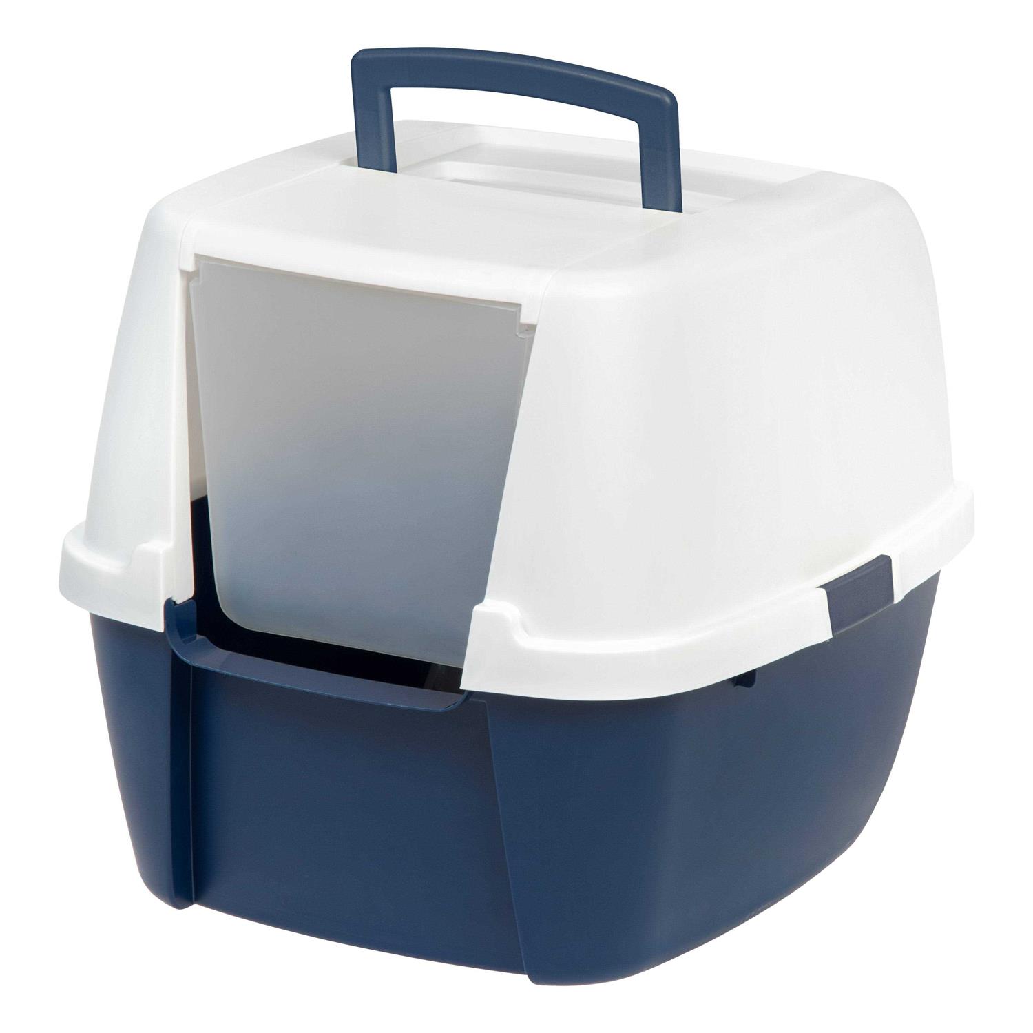 IRIS USA Hooded Cat Litter Box with Scoop - Healthber