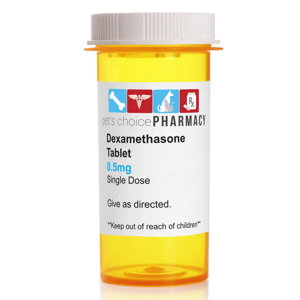 Rx Dexamethasone (Generic) Tablets for Horses, Dogs, & Cats - Healthber