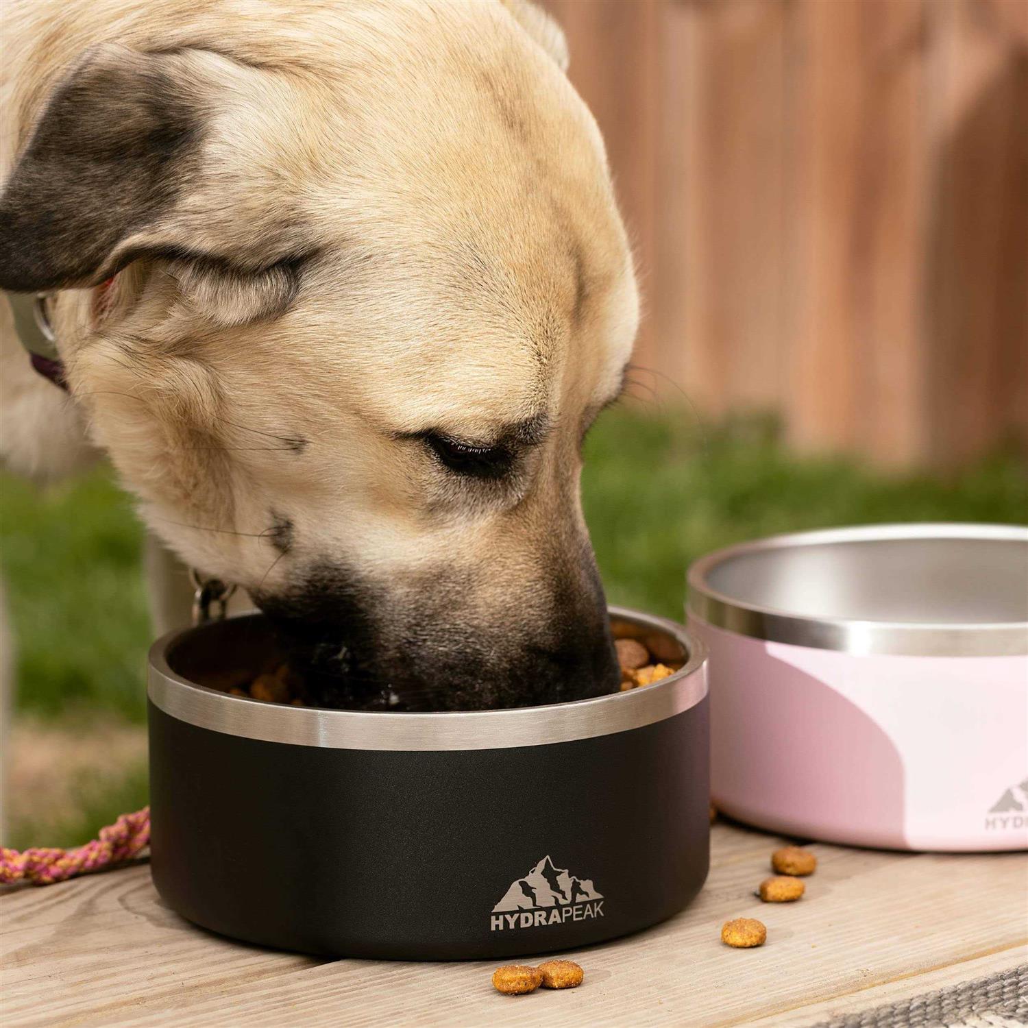 Hydrapeak Dog Bowl Non Slip Stainless Steel Dog Bowls for Water or Food - Healthber