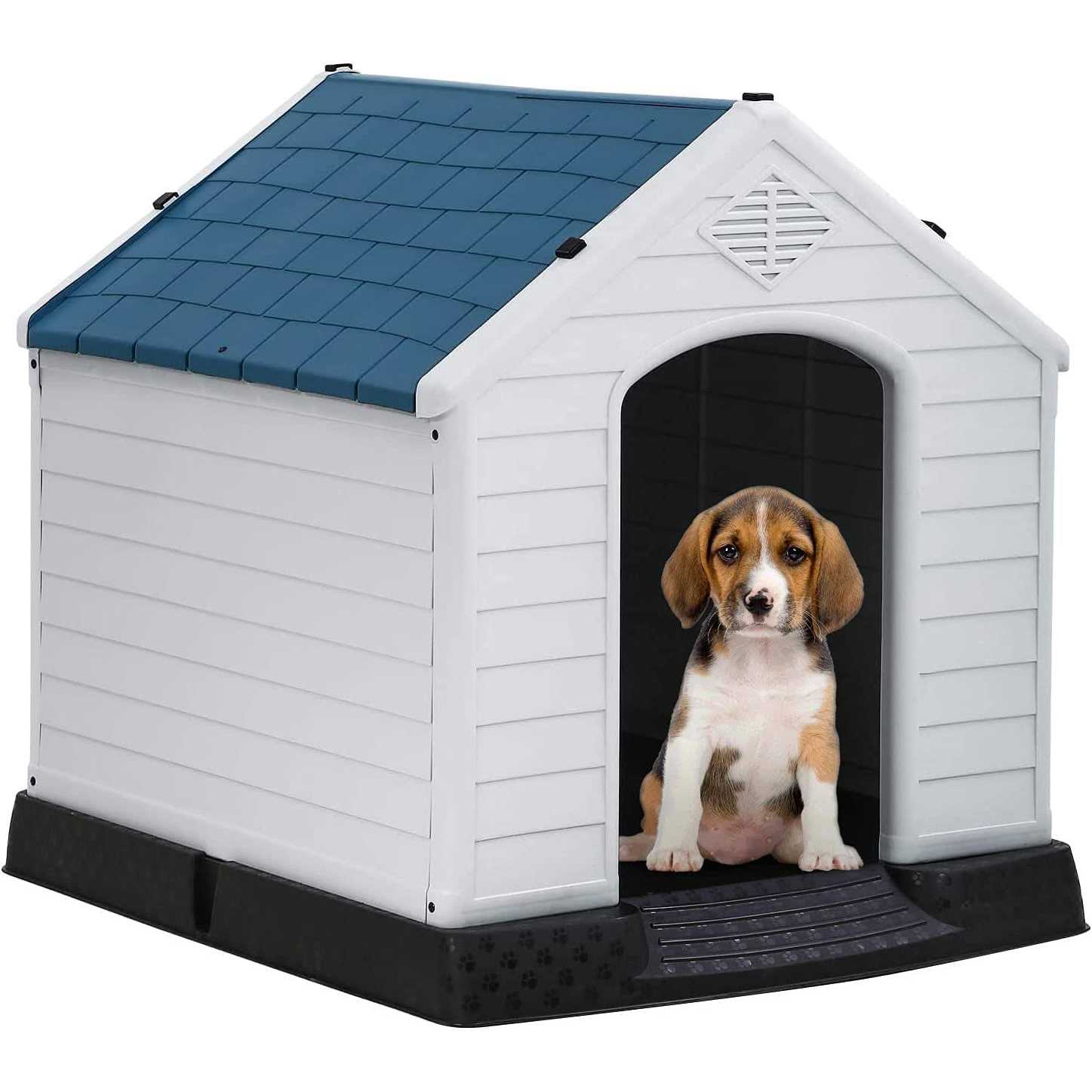 Bestpet Dog House Pet Kennel With Air Vents - Healthber
