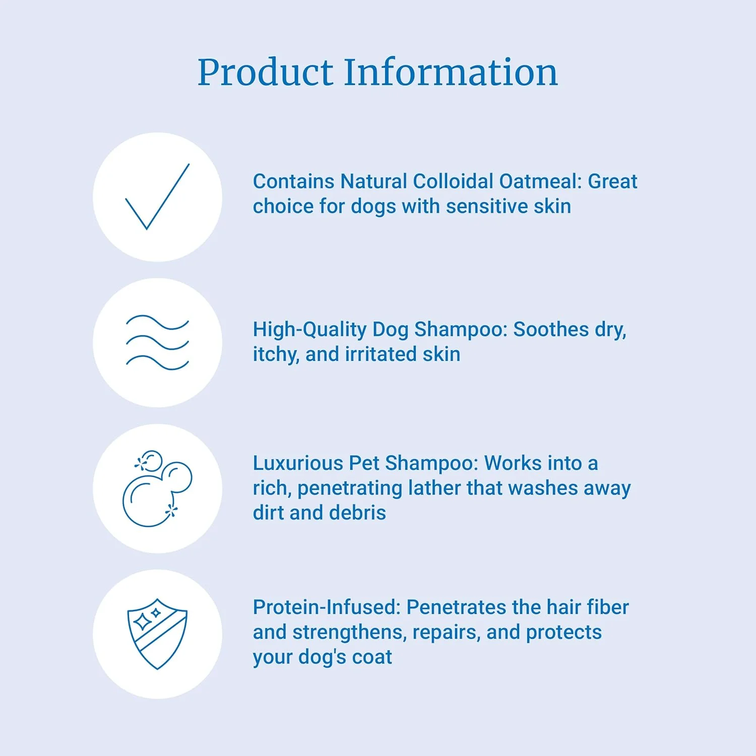 Fresh 'n Clean Oatmeal 'n Baking Soda Dog Shampoo - Healthber
