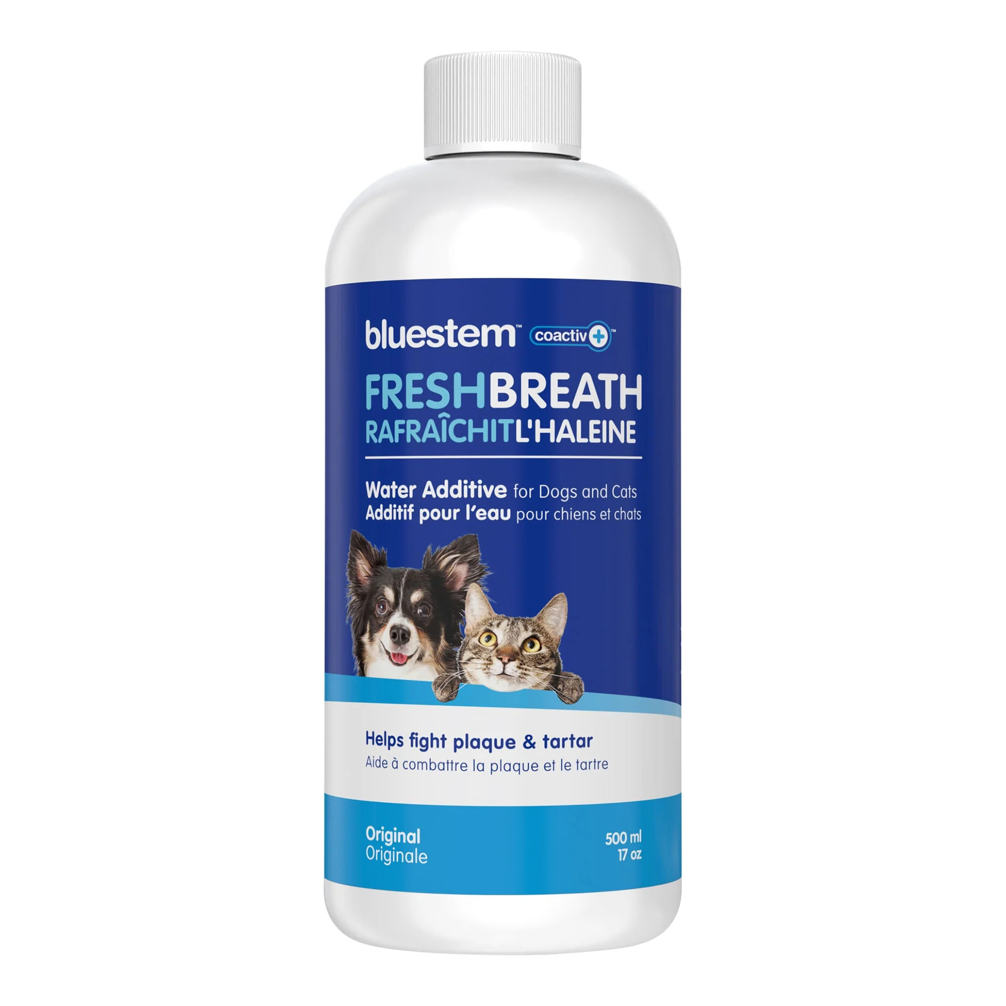 bluestem Fresh Breath Plaque & Tartar Control Water Additive for Dogs & Cats - Healthber