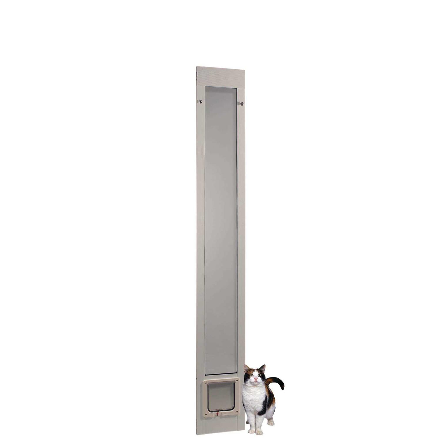 Perfect Pet 80” Pet Patio Door in White - Healthber