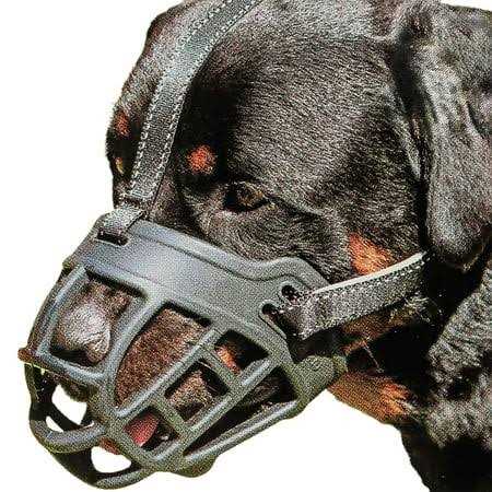 Dog Muzzle, Soft Mesh Muzzle Silicone Mouth for Small Medium Large Dogs, Breathable Adjustable Muzzles for Biting, Chewing, Scavenging and Poisoned - Healthber