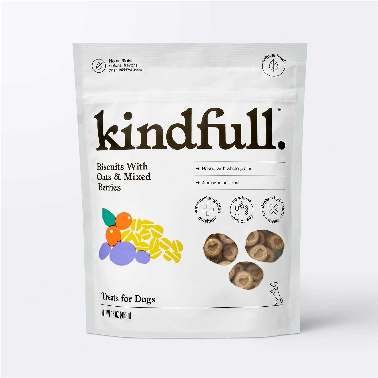 Kindfull Biscuit with Oats and Real Dog Treats - Healthber