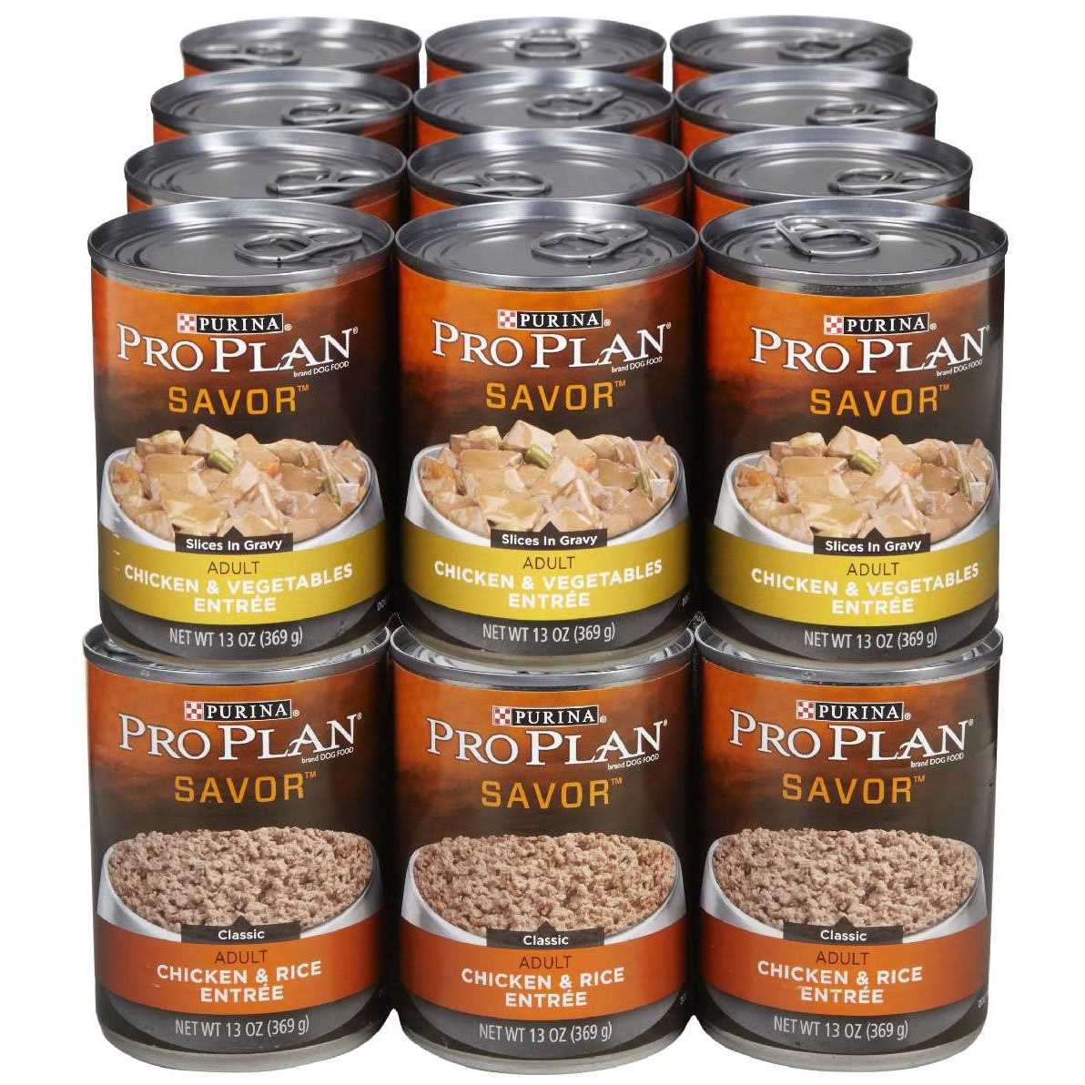 Purina Pro Plan High Protein Dog Food Gravy, Chicken and Vegetables Entree - Healthber