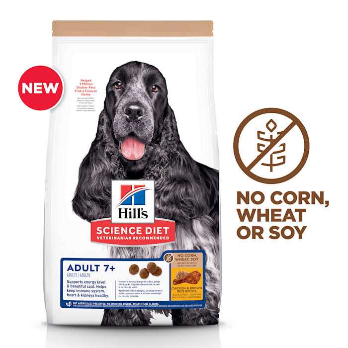 Hill’s Science Diet Senior 7+ No Corn, Wheat or Soy Dry Dog Food - Healthber