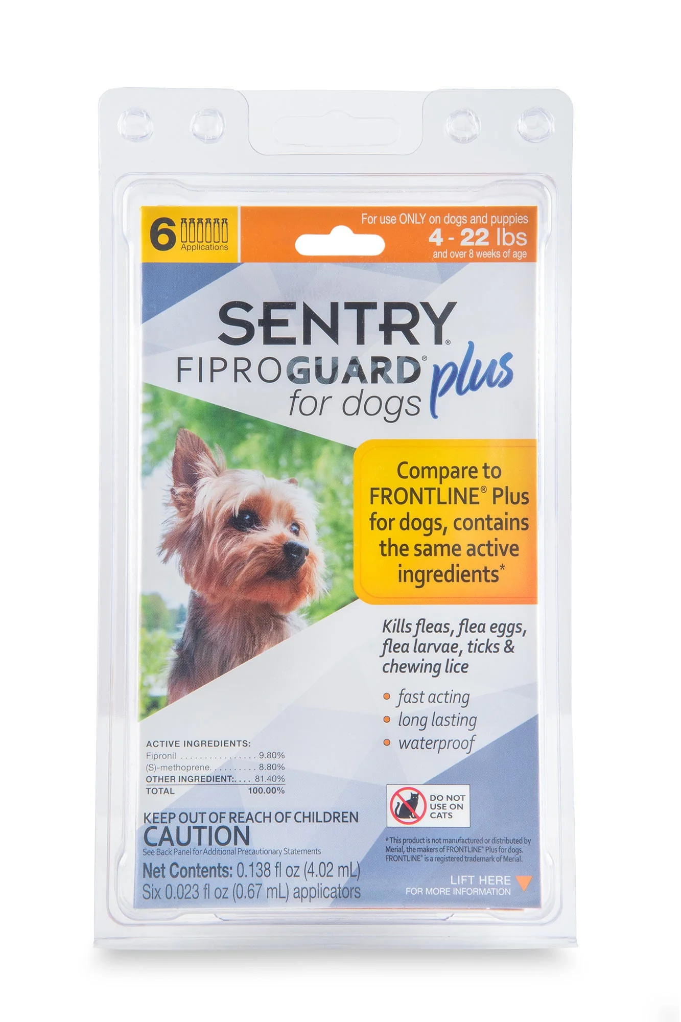 SENTRY Fiproguard Plus for Dogs, 6 Pack - Healthber