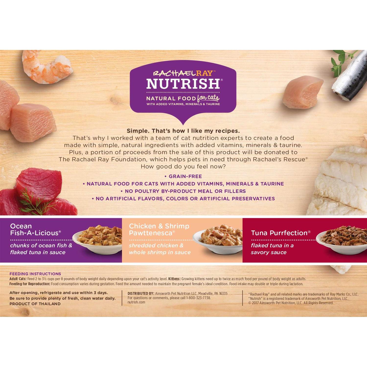 Rachael Ray Nutrish Variety Pack Wet Cat Food - Healthber