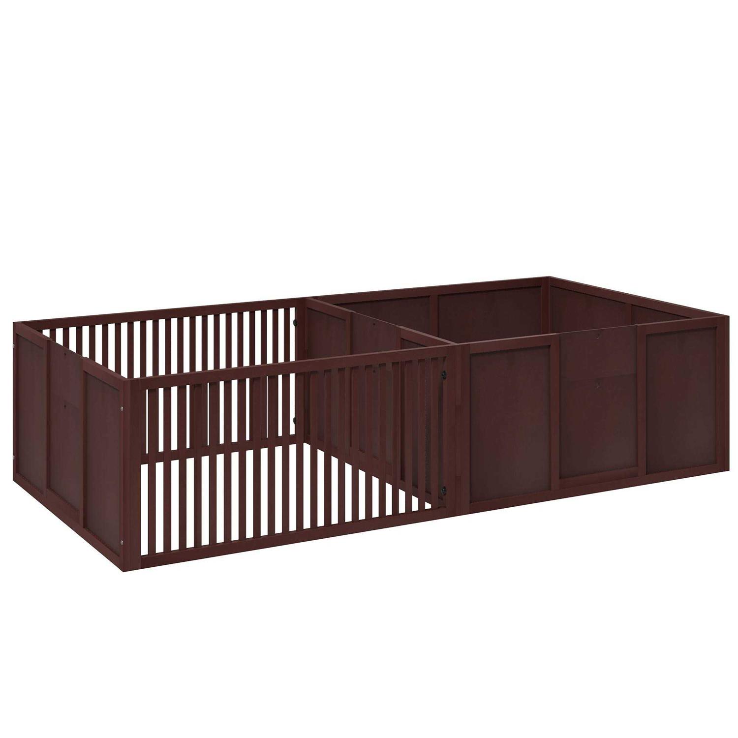 Pawhut 81 x 40 Whelping Box for Dogs Built for Mother’s Comfort - Healthber