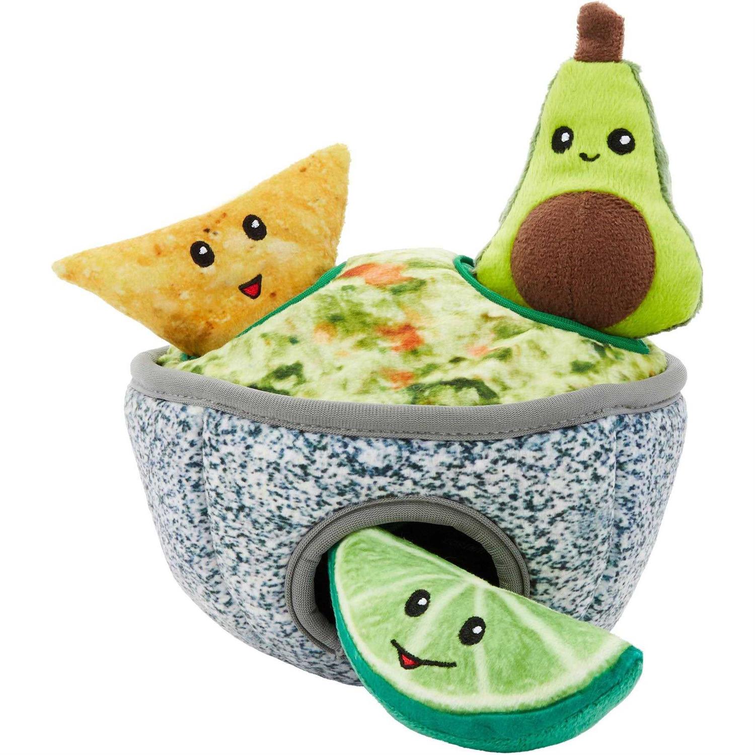 Frisco Guacamole Hide & Seek Puzzle Plush Squeaky Dog Toy - Healthber