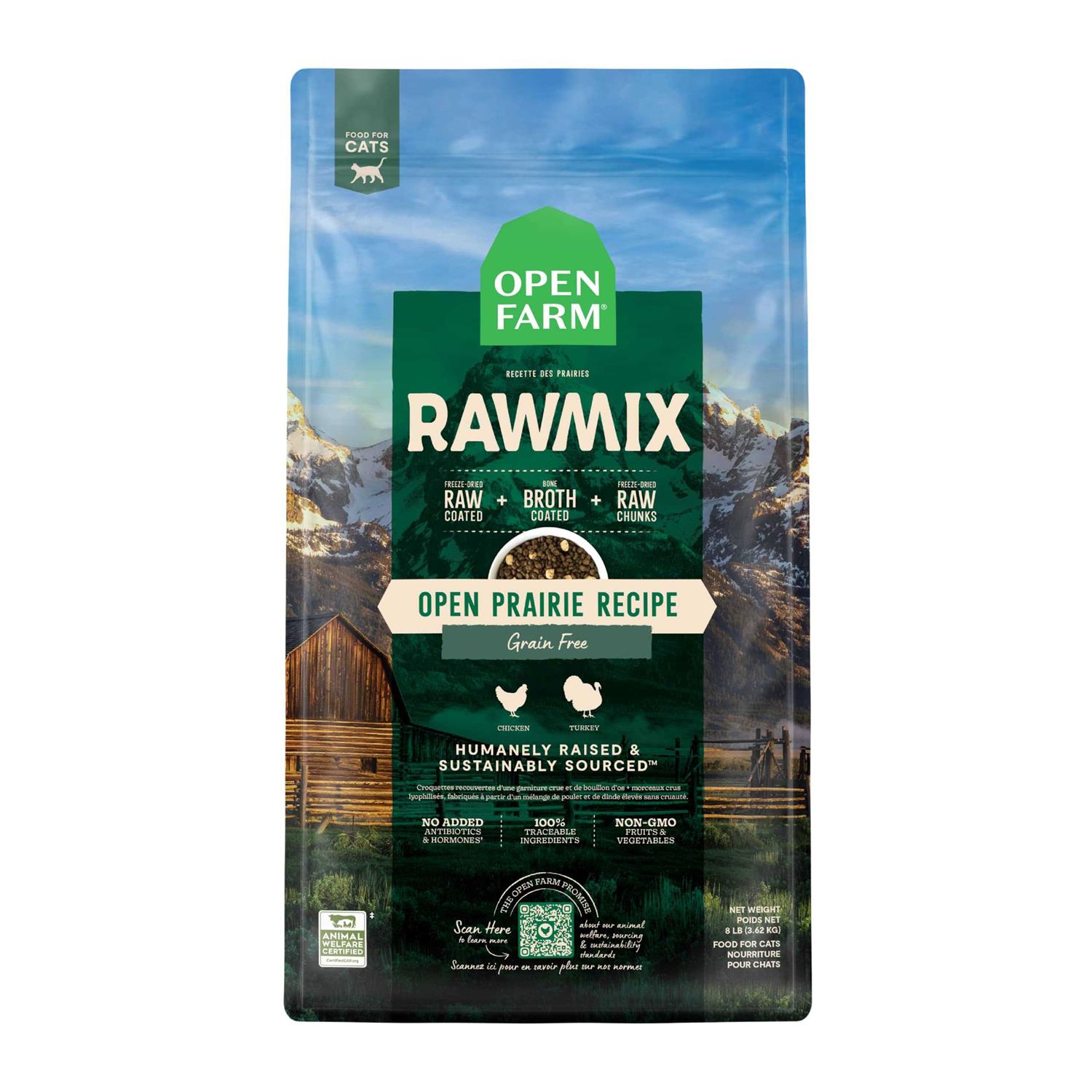 Open Farm Open Prairie Grain-Free RawMix - Healthber