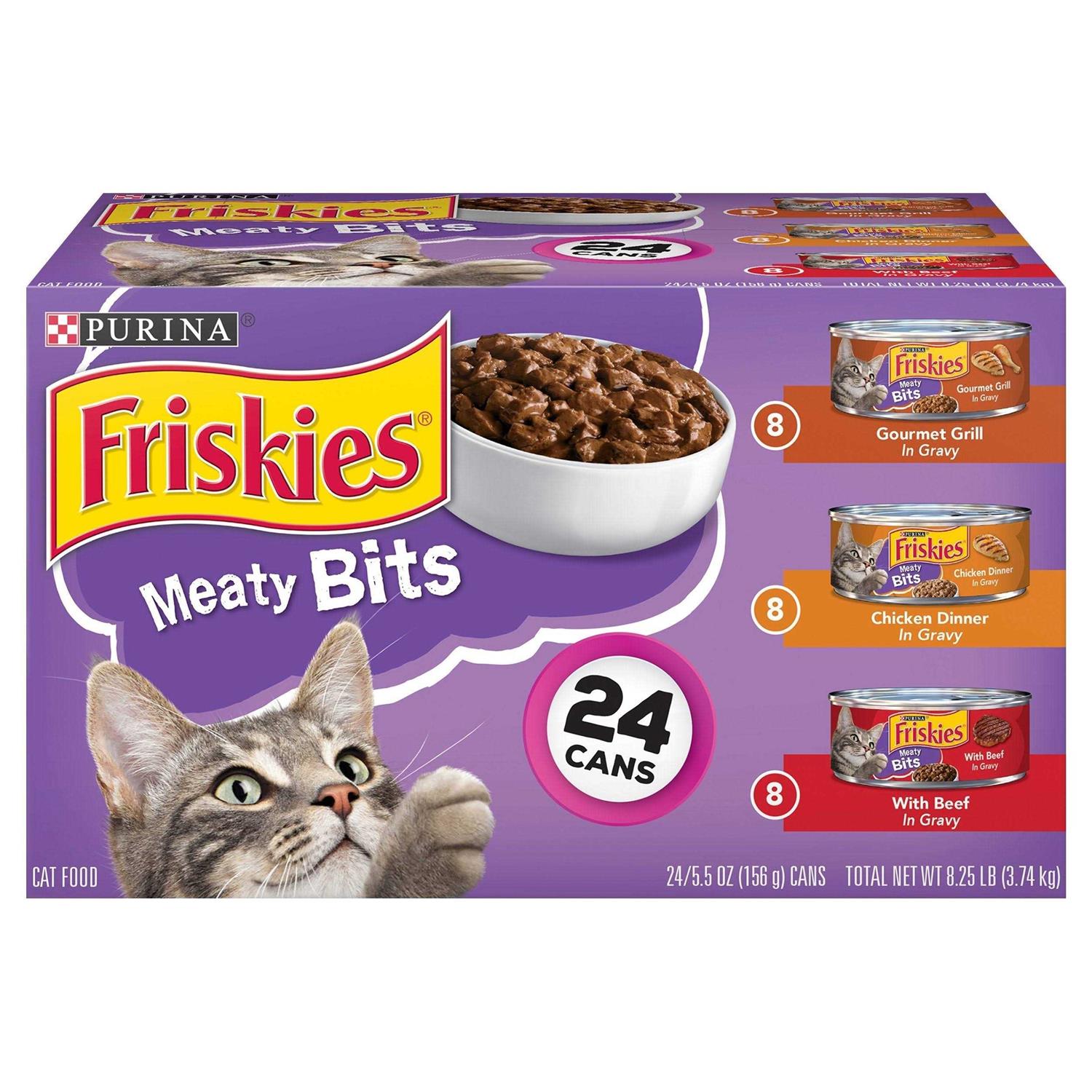 Purina Friskies Meaty Bits Wet Cat Food - Healthber