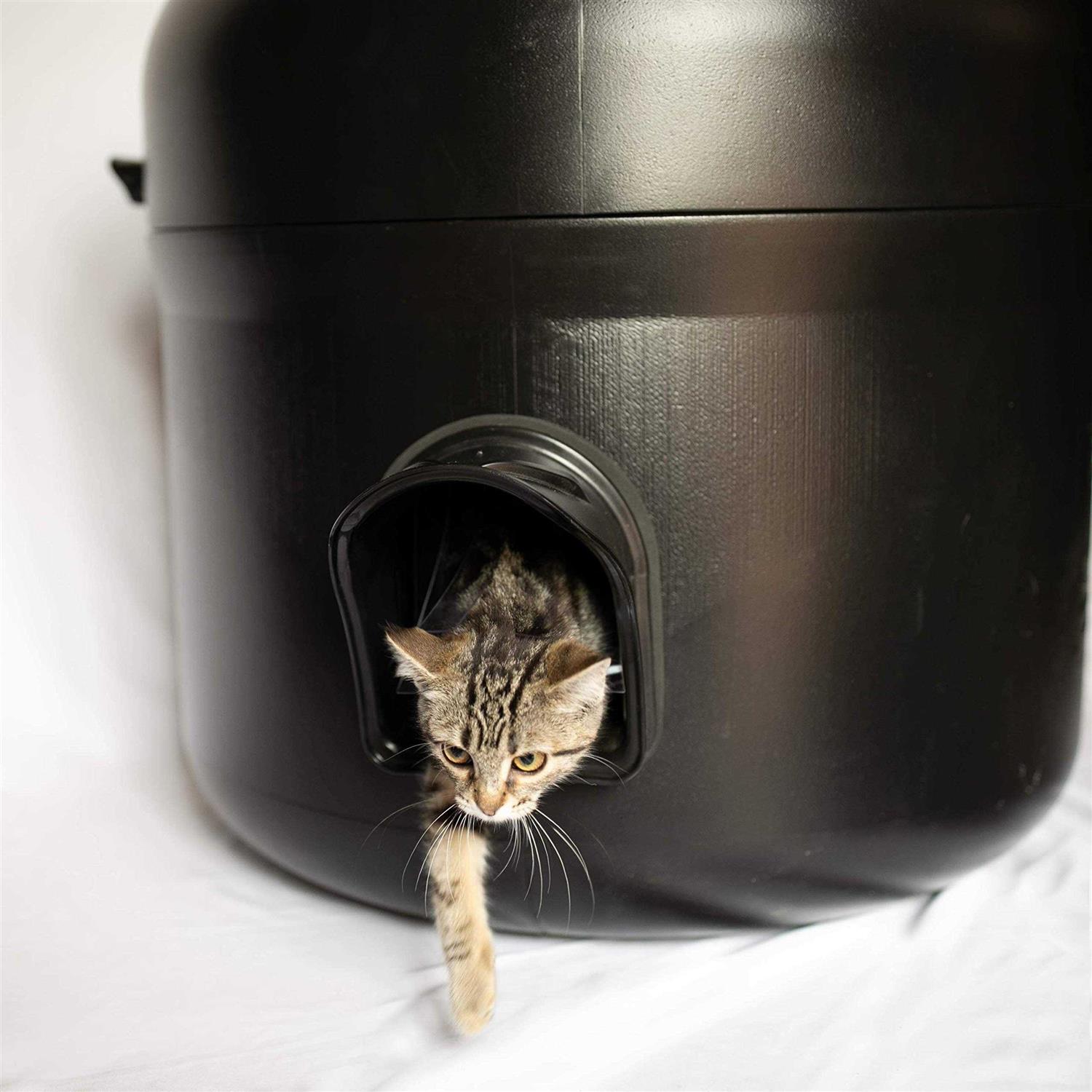 Keg A Tube & Kitty Tube LLC The Kitty Tube-Durable Outdoor Ultra Insulated Cat House with Pillow - Healthber