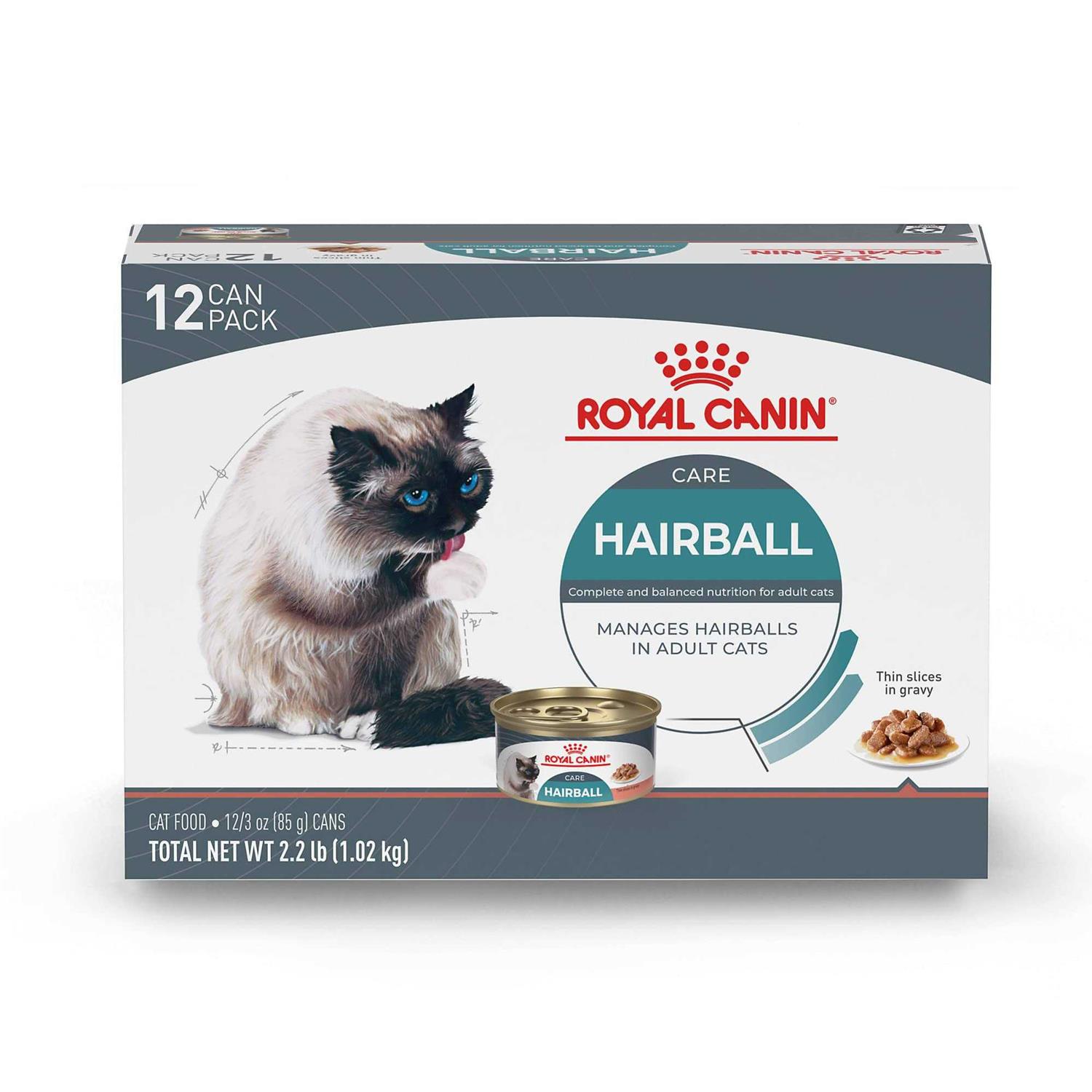 Royal Canin Hairball Care Thin Slices in Gravy Cat Food - Healthber