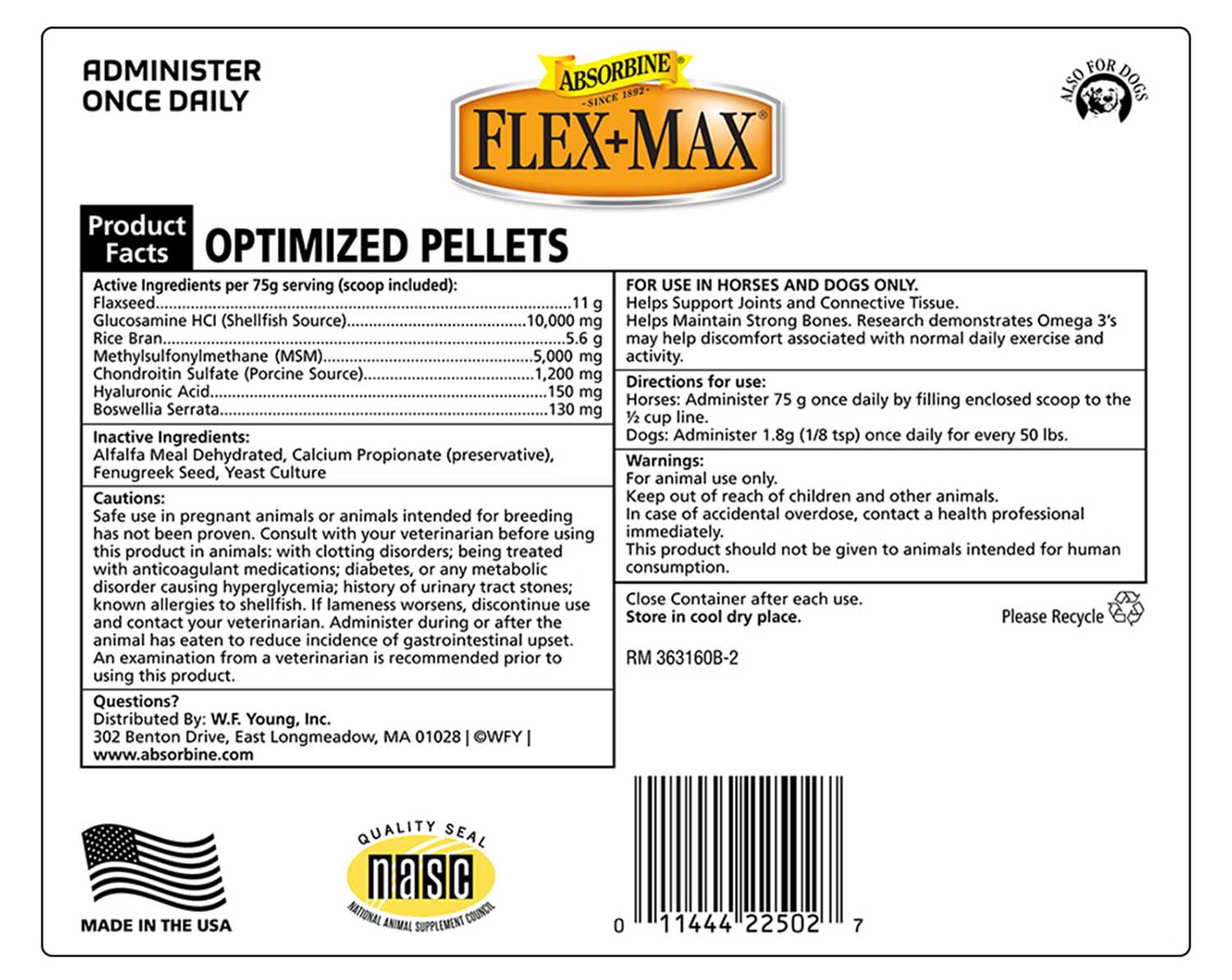 FLEX+MAX Pellets - Healthber