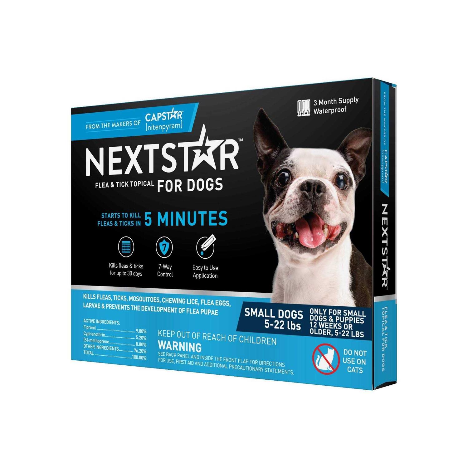 Nextstar Flea & Tick Topical for Small Dogs 5-22 lbs - Healthber