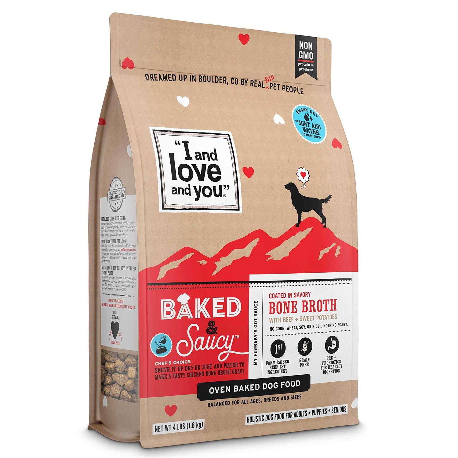 I and Love and You Baked & Saucy Beef & Sweet Potatoes Dry Dog Food - Healthber