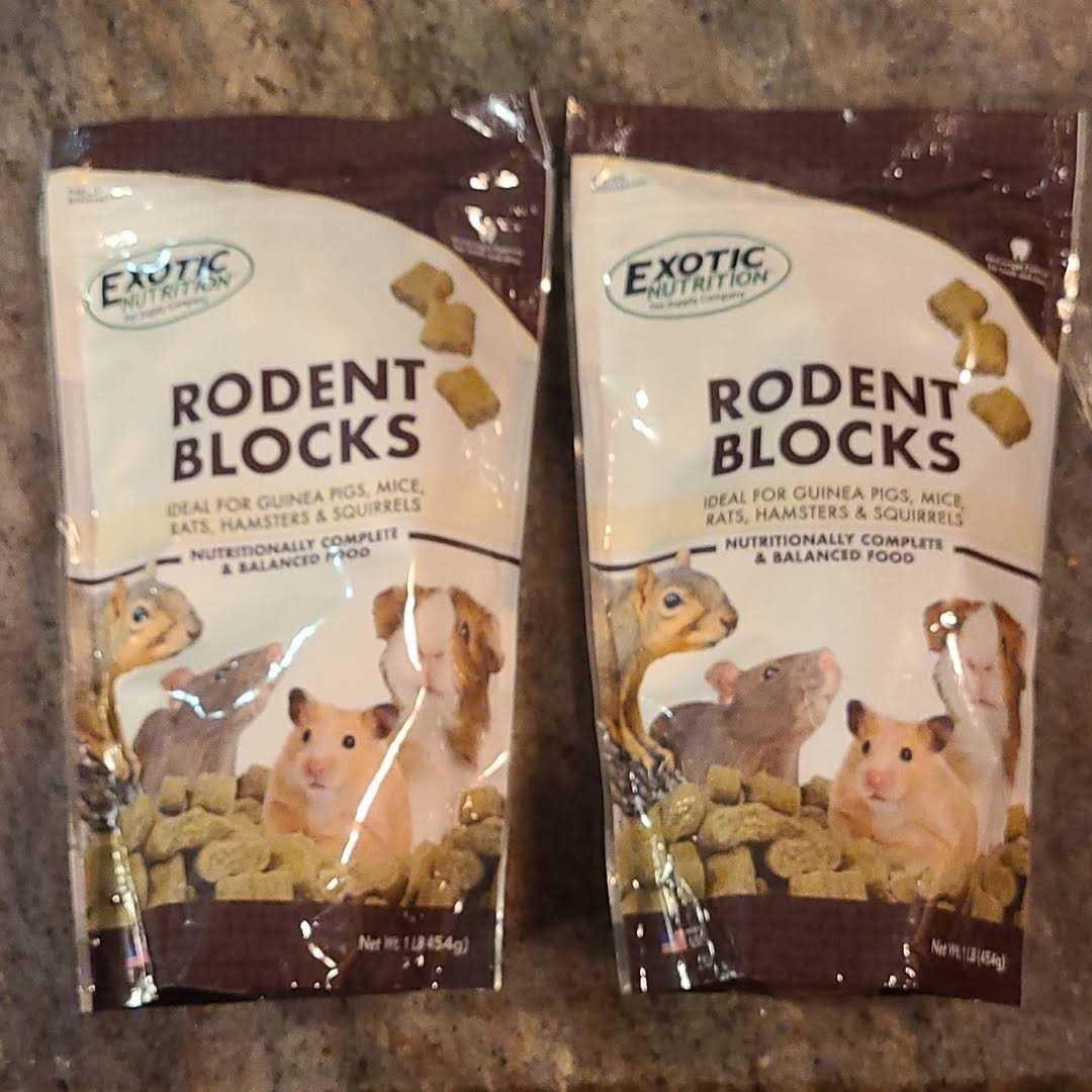 Exotic Nutrition Rodent Blocks Small Animal Food - Healthber