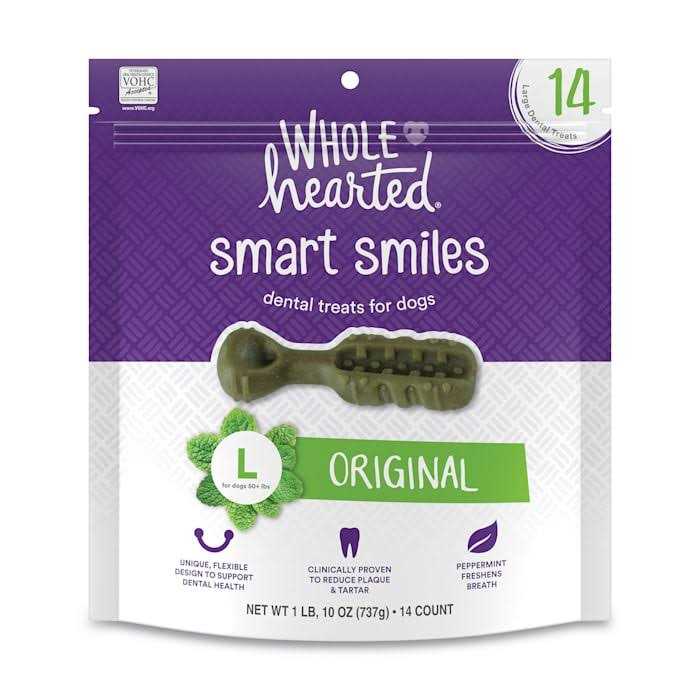 WholeHearted Smart Smiles Original Flavor Dog Treats - Healthber