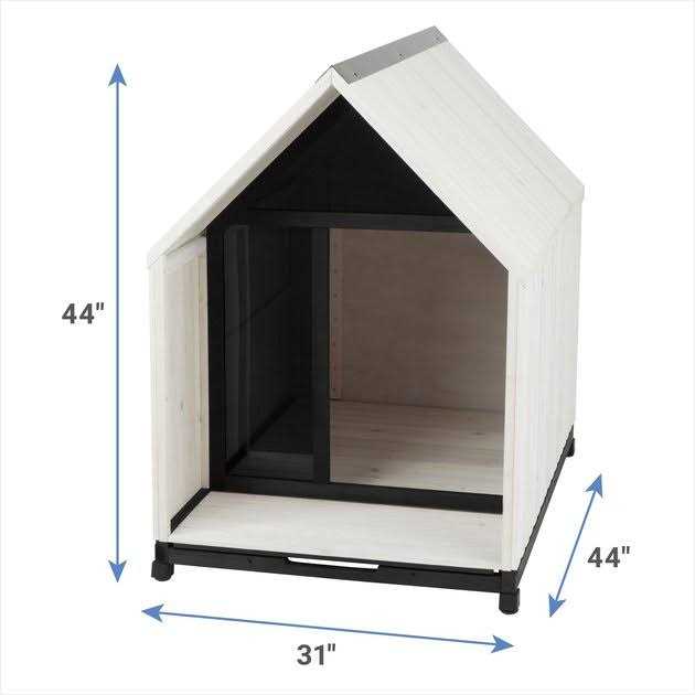 Frisco Classic Wooden Outdoor Dog House - Healthber