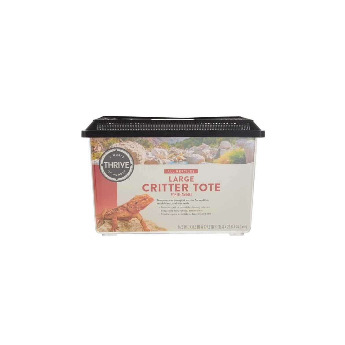 Thrive Critter Reptile Tote - Healthber