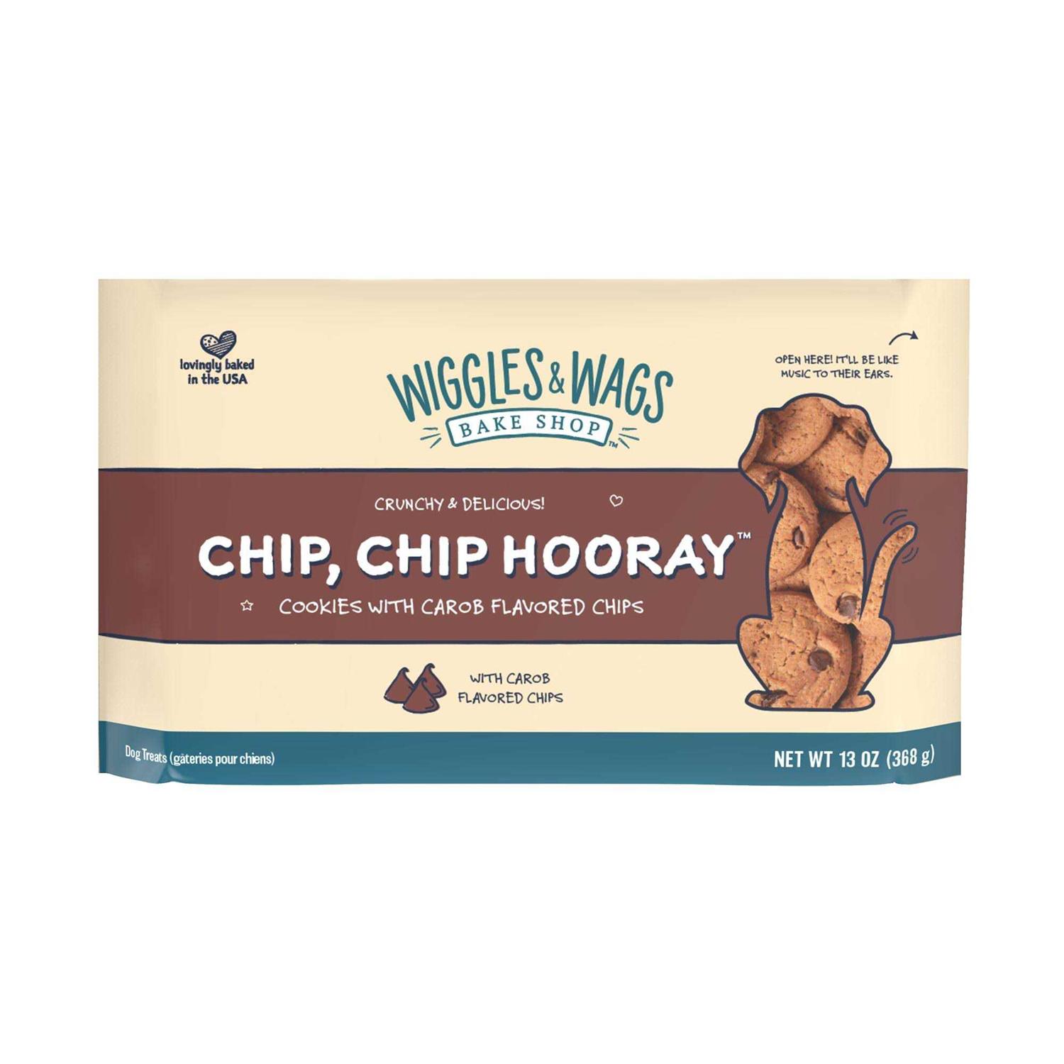 Wiggles & Wags Bake Shop Chip Hooray Dog Cookie Treat - Healthber