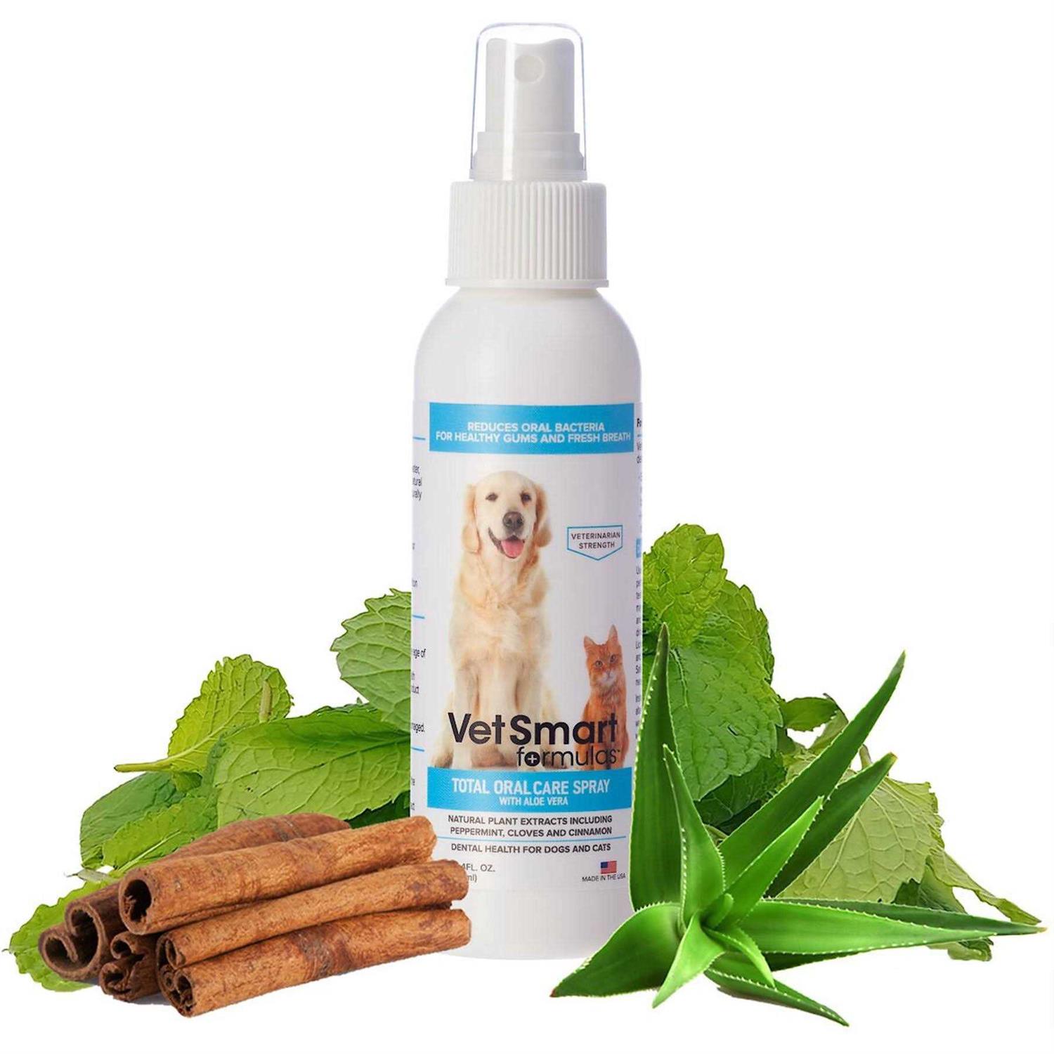 VetSmart Formulas Dog Breath Freshener Eliminate Bad Breath and Prevent Oral Disease in Dogs and Cats - Healthber