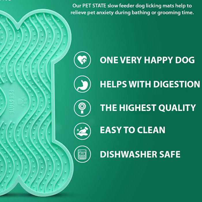 Tarvos Silicone Dog Licking Mat 0.58 L X 0.58 W X 0.49 H - Healthber