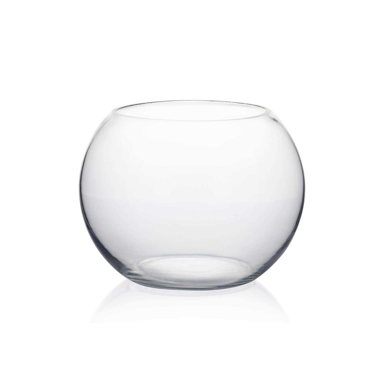 WGV Clear Bubble Bowl Glass Vase - Healthber