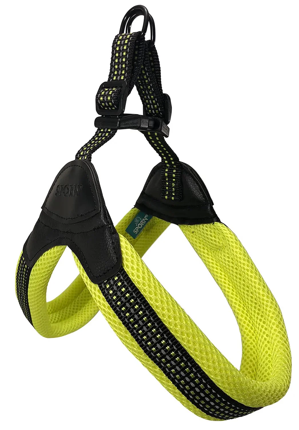 Sporn Easy Fit Mesh Harness, Yellow - Healthber