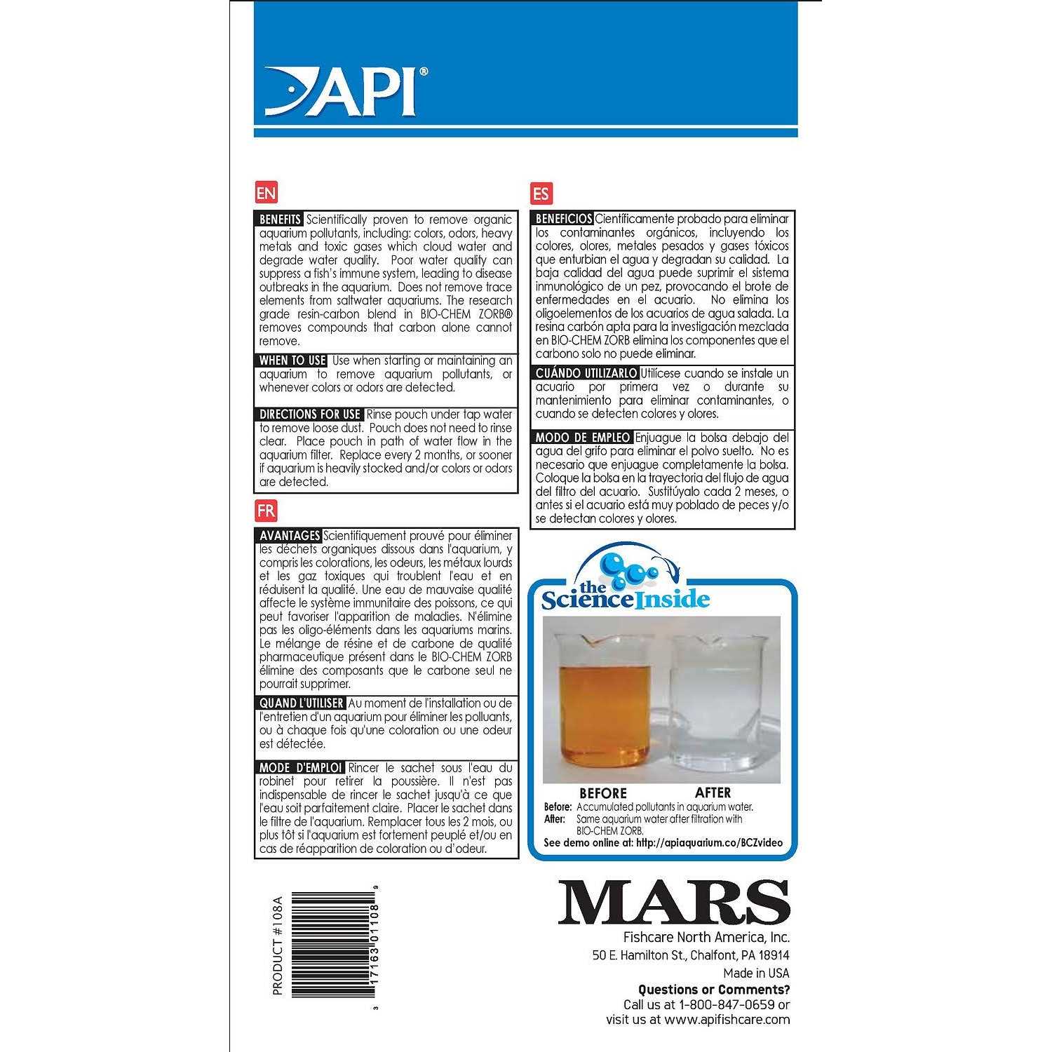 API Bio Chem Zorb - Healthber