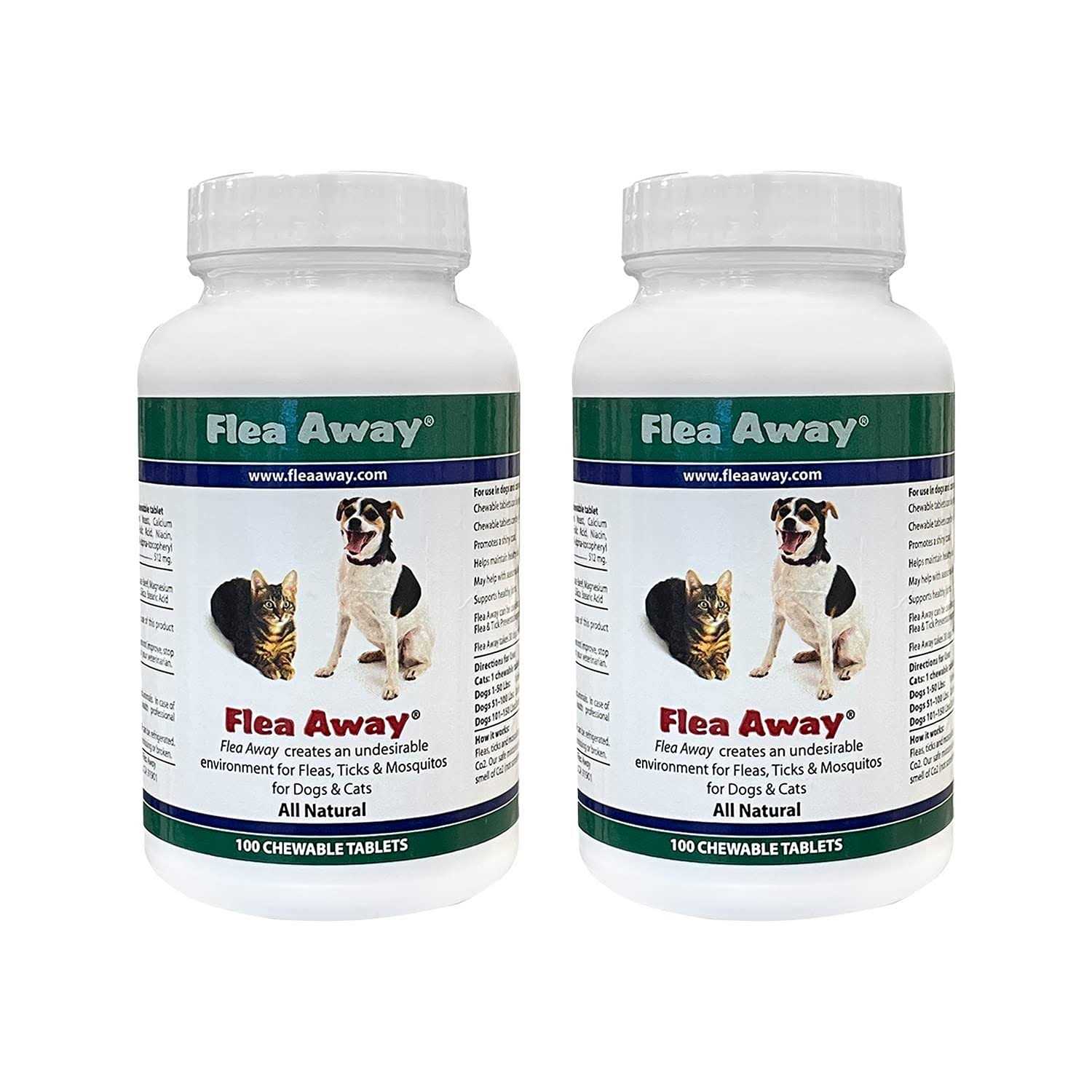 Flea Away Natural Flea Tick Mosquito Repellent for Dogs Cats - Healthber