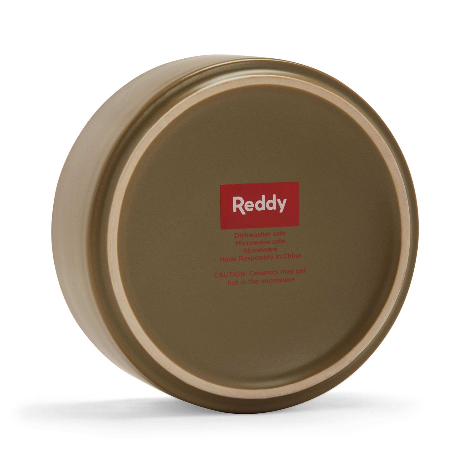 Reddy Ceramic & Bamboo Elevated Dog Double Diner - Healthber