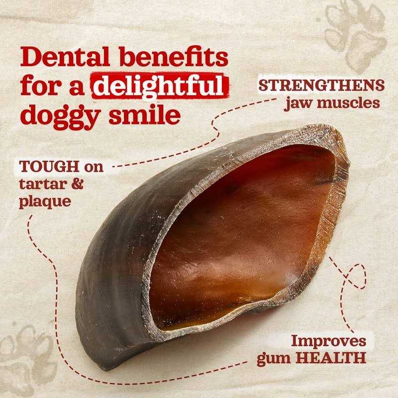 Natural Farm Cow Hooves Dog Treats - Healthber