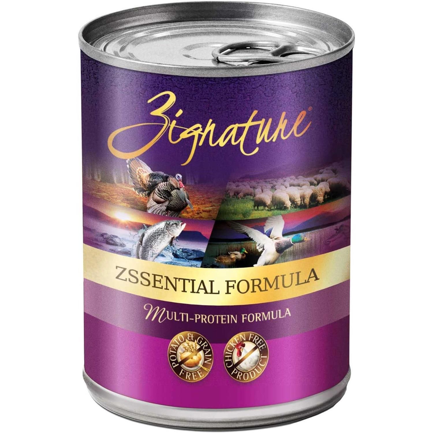 Zignature Zssential Formula Canned Dog Food - Healthber