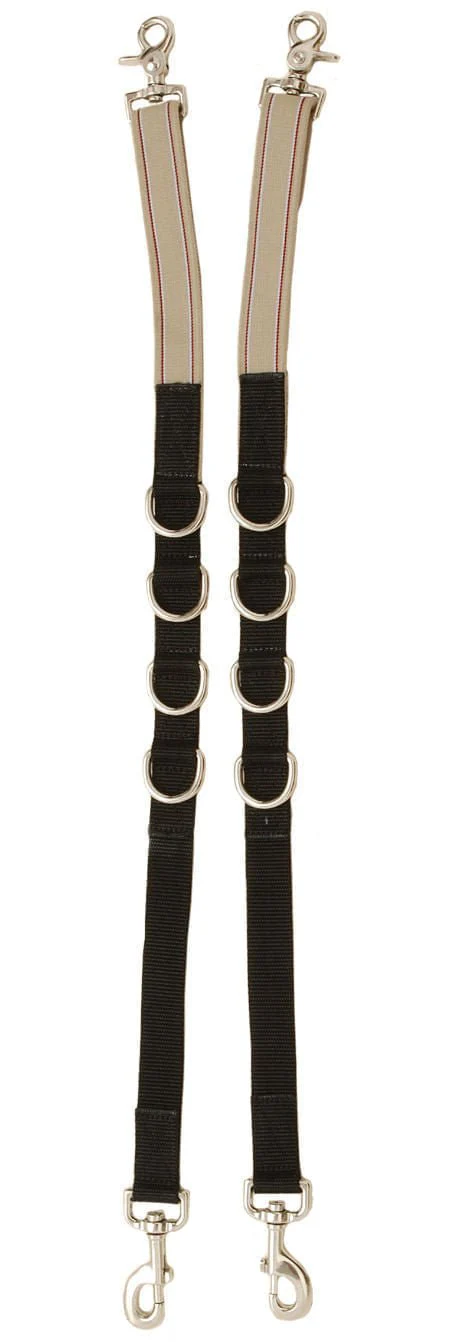 Miniature Adjustable Web Side Reins, Brown - Healthber