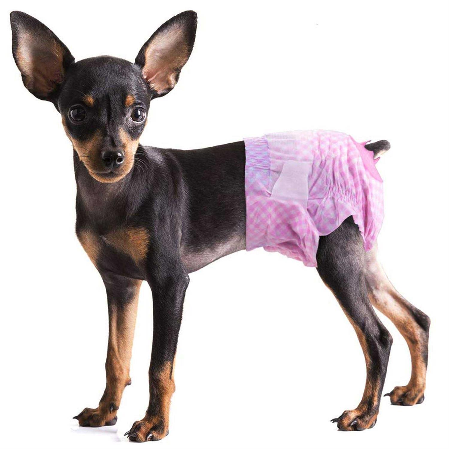 Pet Soft Dog Diapers Female Disposable Dog Diapers Cat Diapers for Female Cats - Healthber