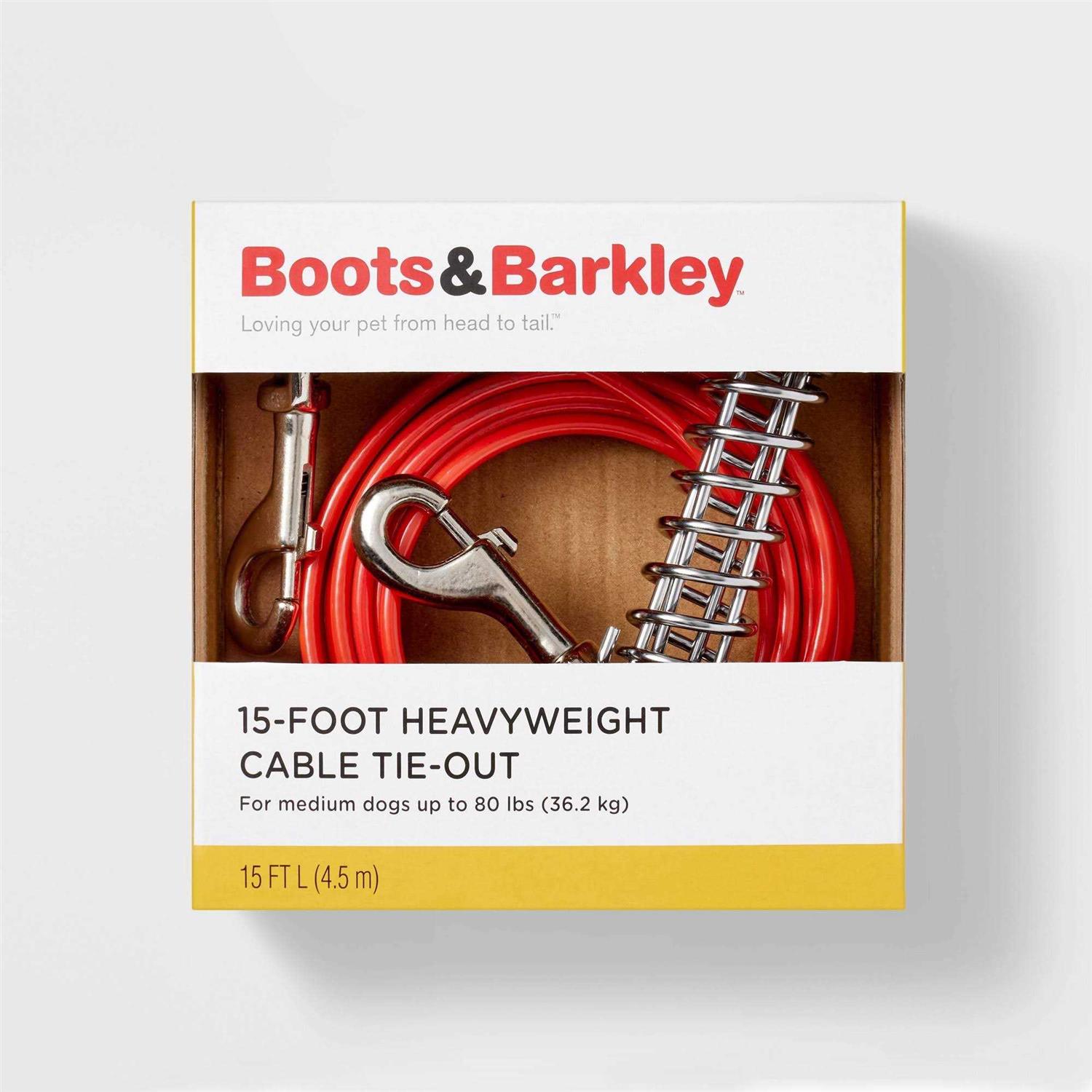 Boots & Barkley Heavyweight Cable Tie-Out for Dogs - Healthber